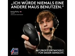 Logitech Gaming-Maus Pro X Superlight 2 Lightspeed Schwarz