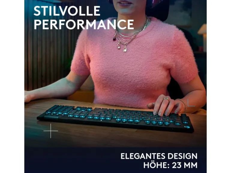 Logitech Gaming-Tastatur G915 X Lightspeed GL Tactile