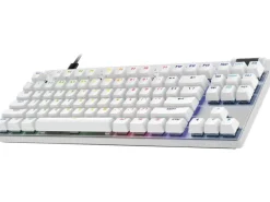 Logitech Gaming-Tastatur Pro X TKL Rapid Weiss