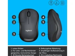 Logitech Maus M220 Silent , kabellos