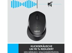 Logitech Maus M330 Silent Plus schwarz