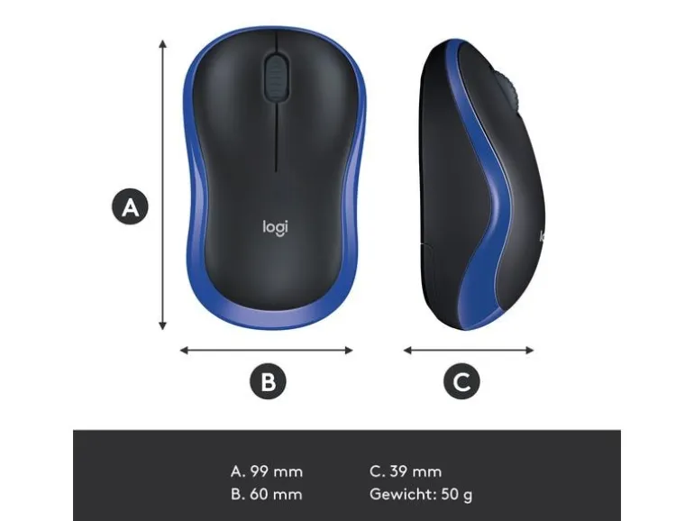 Logitech Maus M185 Wireless