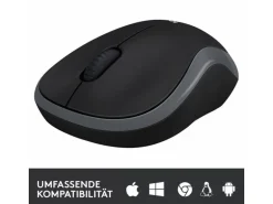 Logitech Maus M185 Wireless grau