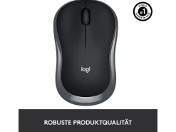 Logitech Maus M185 Wireless grau