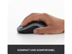 Logitech Maus M185 Wireless grau