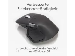 Logitech Maus MX Master 4 Bluetooth RF Wireless Schwarz