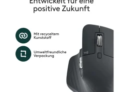 Logitech Maus MX Master 3S Bluetooth Edition ohne Empfänger