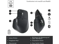 Logitech Maus MX Master 3S Graphite for Business