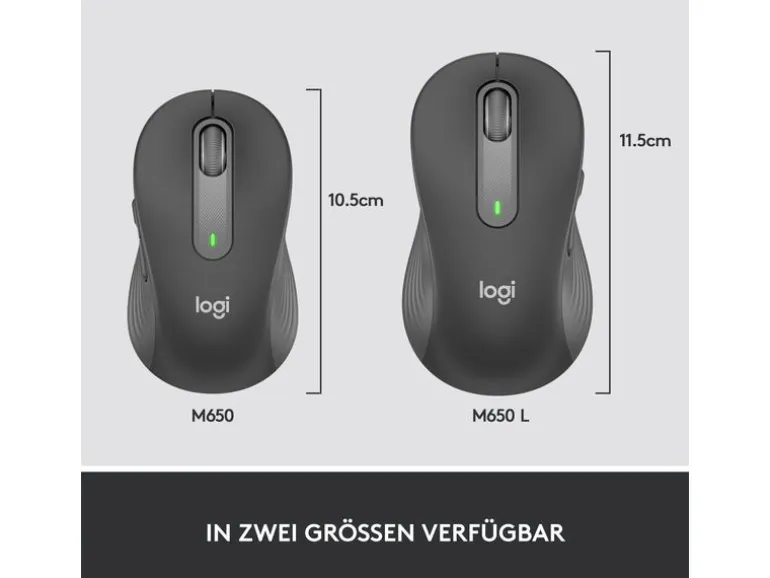 Logitech Maus Signature M650 Graphite