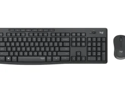 Logitech MK295 SilentTouch Wifi QWERTZ (CH) Schwarz/Graphit