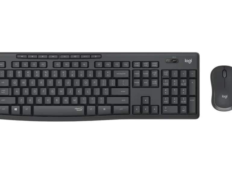 Logitech MK295 SilentTouch Wifi QWERTZ (CH) Schwarz/Graphit