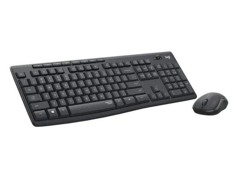 Logitech MK295 SilentTouch Wifi QWERTZ (CH) Schwarz/Graphit