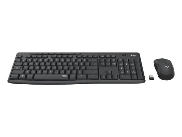 Logitech MK295 SilentTouch Wifi QWERTZ (CH) Schwarz/Graphit