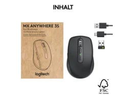 Logitech Mobile Maus MX Anywhere 3s for Business Graphite