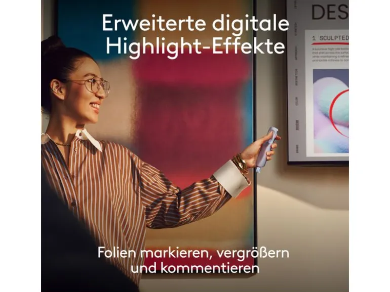 Logitech Presenter Spotlight 2 Helles Flieder