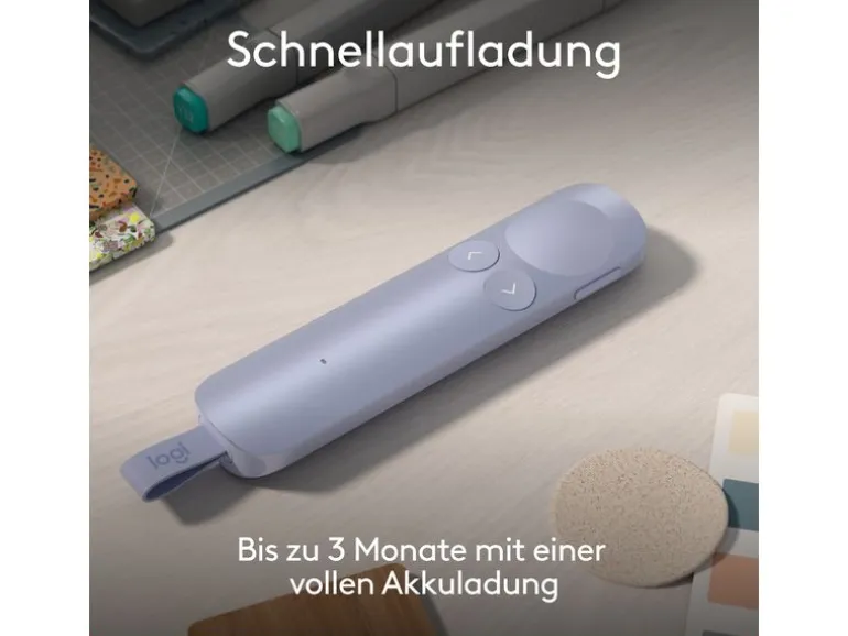Logitech Presenter Spotlight 2 Helles Flieder