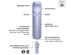 Logitech Presenter Spotlight 2 Helles Flieder