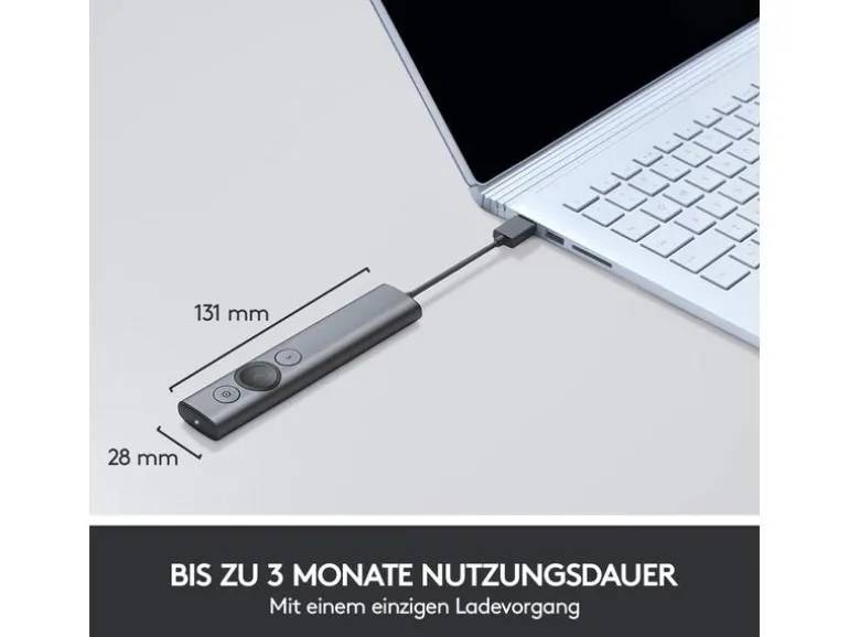 Logitech Presenter Spotlight Schiefergrau
