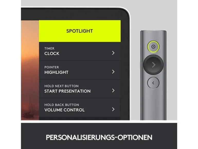 Logitech Presenter Spotlight Schiefergrau