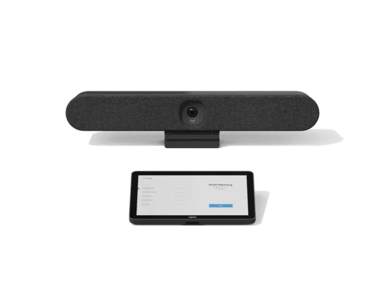Logitech Rally Bar Huddle Video Collaboration Bar + Tap IP 4K/UHD