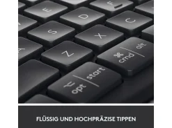 Logitech Tastatur Ergo K860 QWERTZ (CH), Schwarz/Graphit