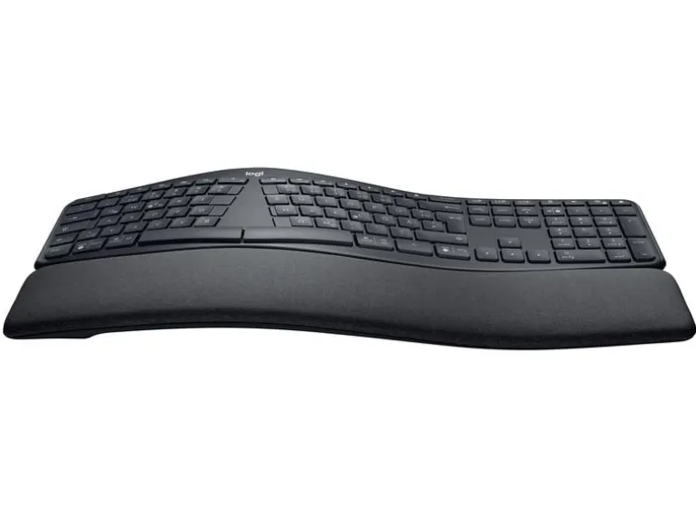 Logitech Tastatur Ergo K860 QWERTZ (CH), Schwarz/Graphit