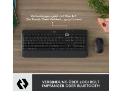 Logitech Tastatur-Maus-Set MK650 Combo for Business