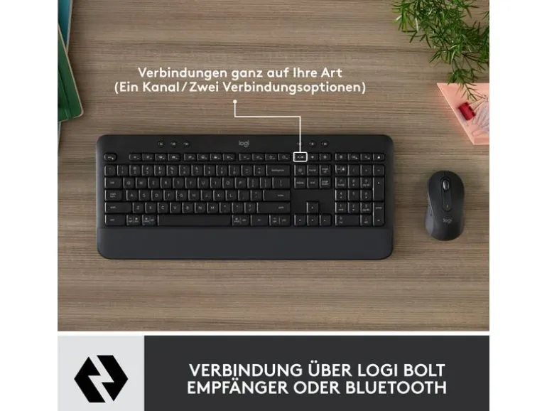 Logitech Tastatur-Maus-Set MK650 Combo for Business