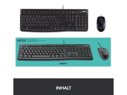 Logitech Tastatur-Maus-Set MK120 QWERTZ (CH)