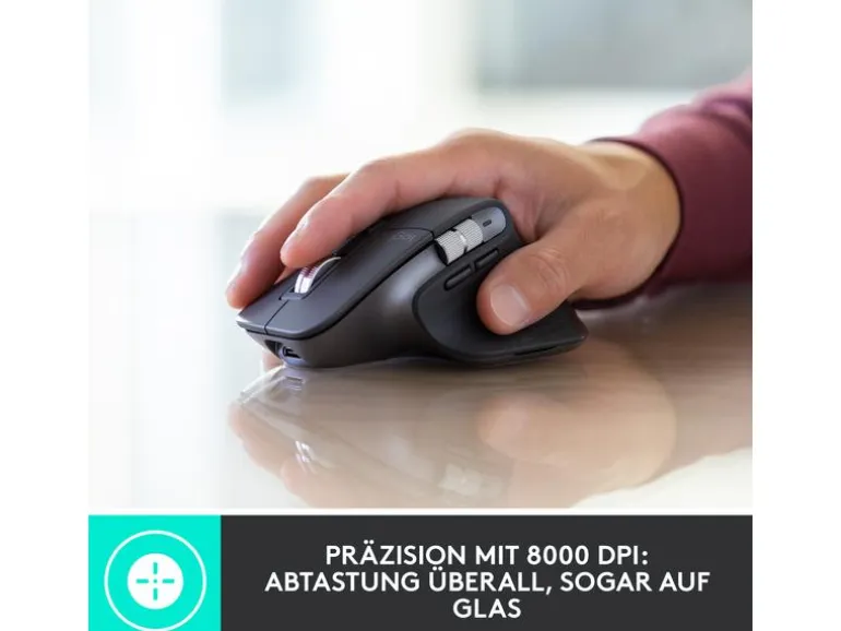 Logitech Tastatur-Maus-Set MX Keys Combo for Business 2. Gen