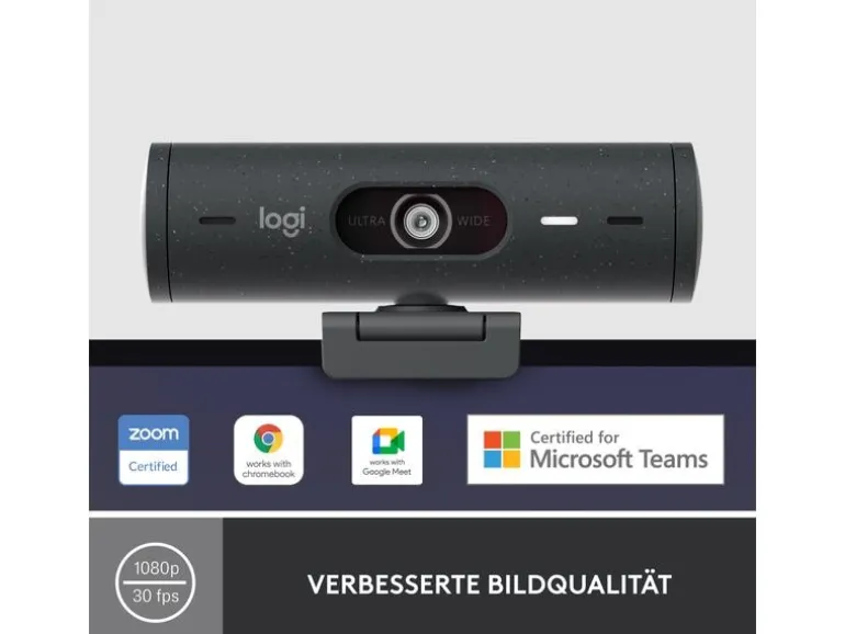 Logitech Webcam Brio 500 Graphite