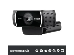 Logitech Webcam C922 Pro Stream , mit Stativ, Full-HD 1080p, USB