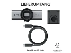 Logitech Webcam MX Brio 4K Graphite