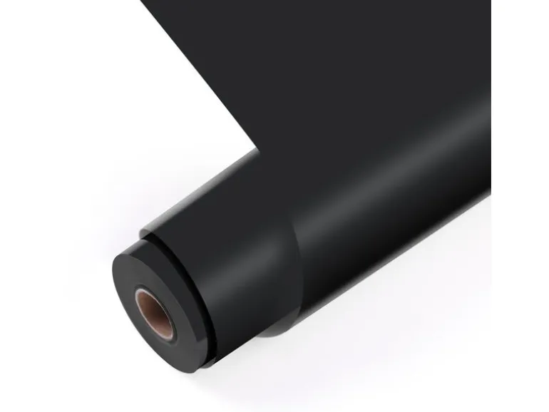 LOKLIK Permanent klebendes Vinyl Rolle, 1 Stück, Schwarz