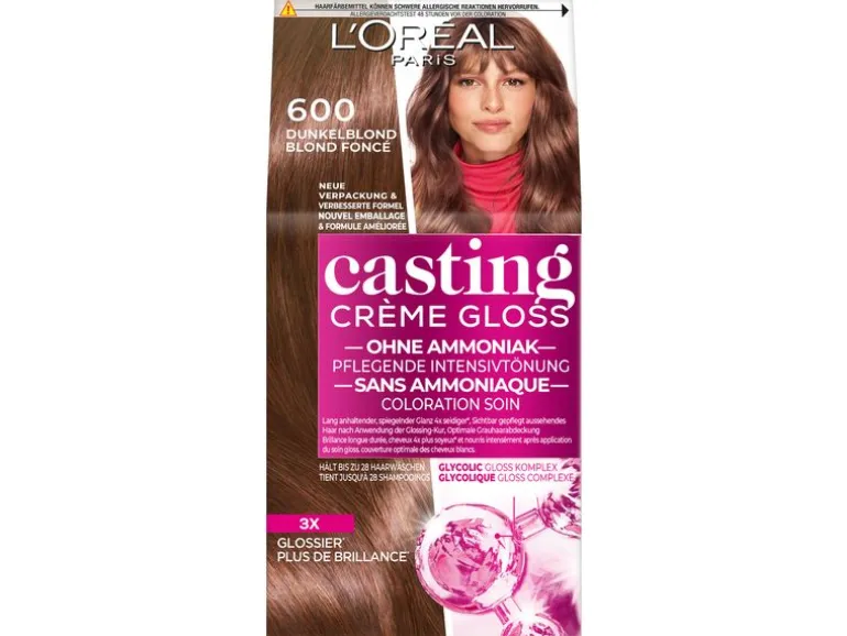 L'Oréal Paris Casting Crème Gloss Pflegende Intensivtönung 600 Dunkelblond