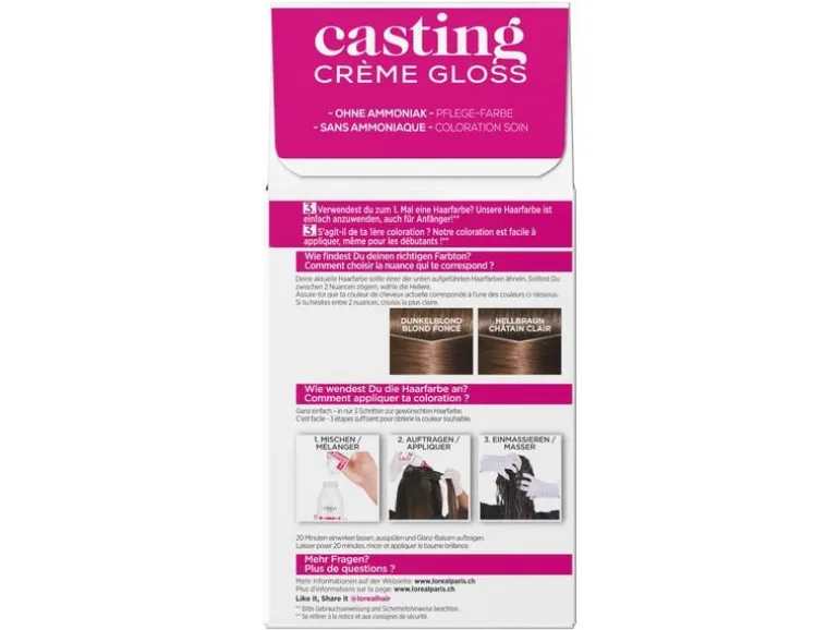 L'Oréal Paris Casting Crème Gloss Pflegende Intensivtönung 600 Dunkelblond