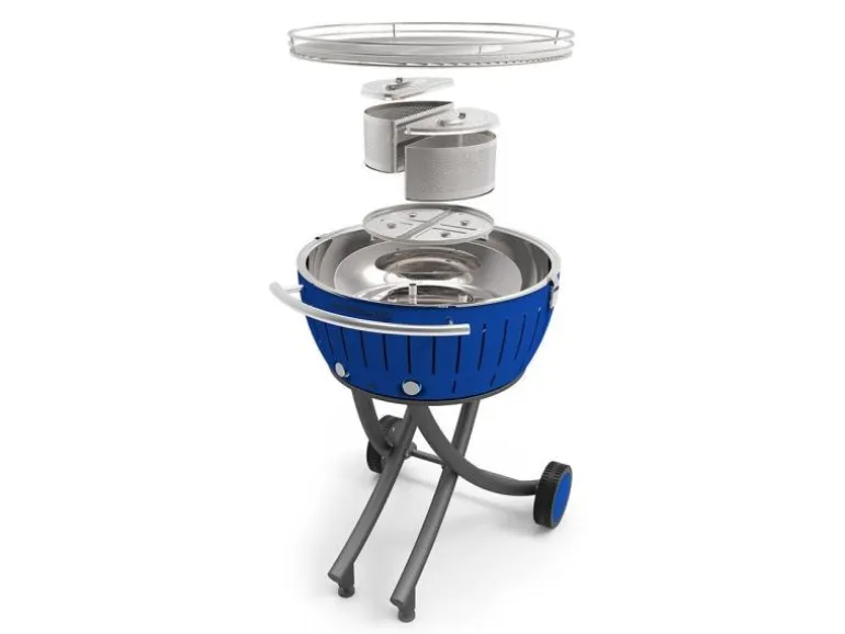LotusGrill Holzkohlegrill XXL Grau