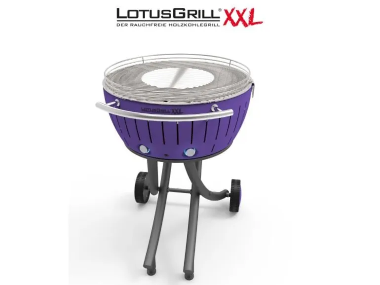LotusGrill Holzkohlegrill XXL Pflaumenlila