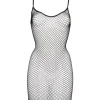 Lovehoney Netz-Minikleid Einheitsgrösse Schwarz