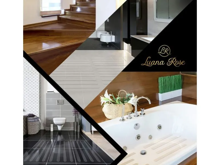 Luana Rose Anti-Rutsch-Streifen 20 Stück, Transparent