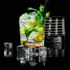 Lurch Eiswürfelform Würfel Schwarz / Transparent, 2 x 2 cm