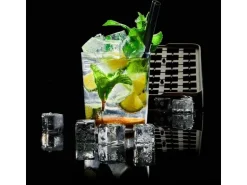 Lurch Eiswürfelform Würfel Schwarz / Transparent, 2 x 2 cm