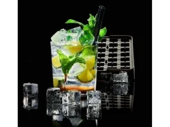 Lurch Eiswürfelform Würfel Schwarz / Transparent, 2 x 2 cm