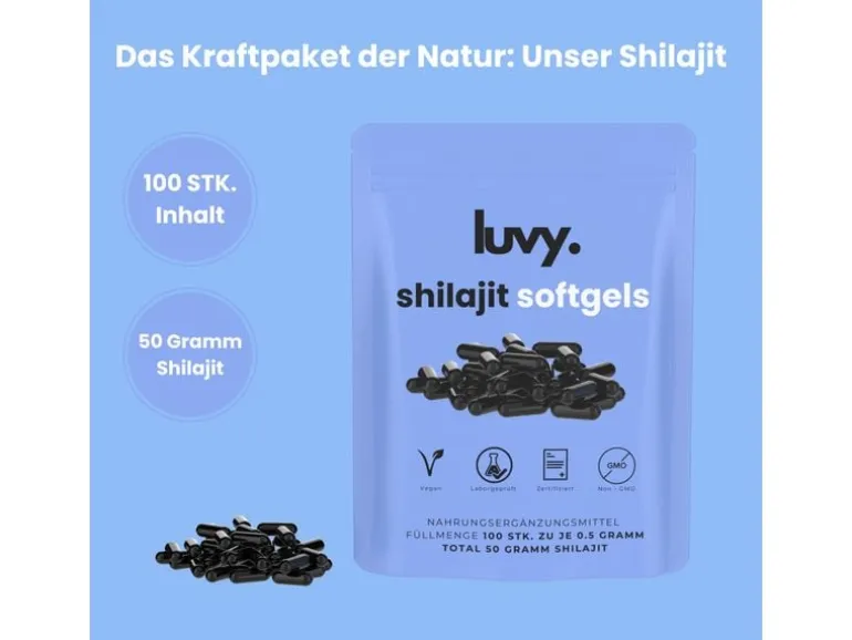 luvy Shilajit-Softgels 100 Stück