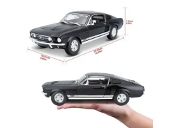 Maisto Ford Mustang 1967 1:18, Schwarz