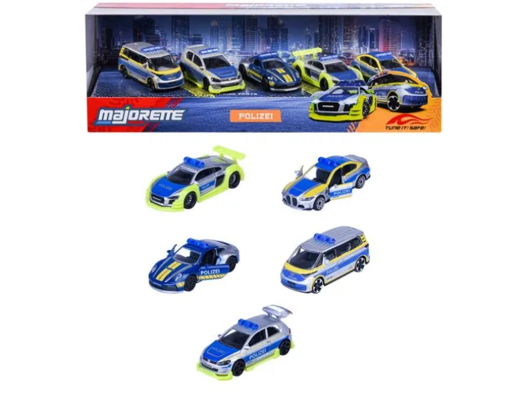 Majorette Tune it Safe 5 pieces Giftpack 7.5 cm