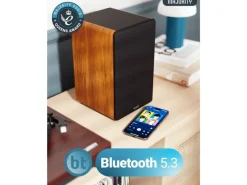 Majority D100 Aktiv Holzgehäuse 100 W Bluetooth 5.3