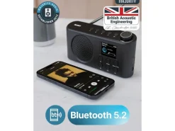 Majority Orwell-Pro DAB+ Radio mit Bluetooth und Weckfunktion