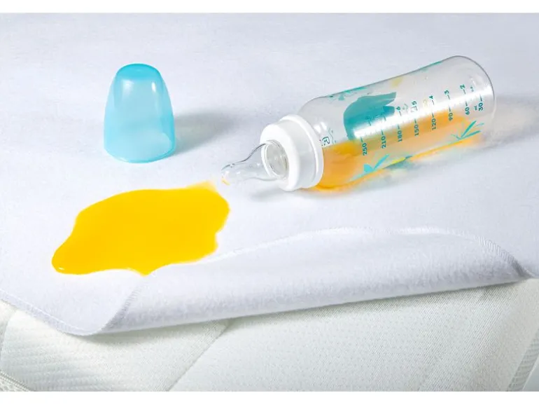 MAKIAN Matratzenschutz Molton, 1-er Pack 50 x 70 cm, Weiss
