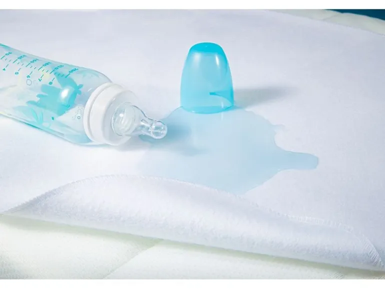 MAKIAN Matratzenschutz Molton, 1-er Pack 40 x 90 cm, Weiss